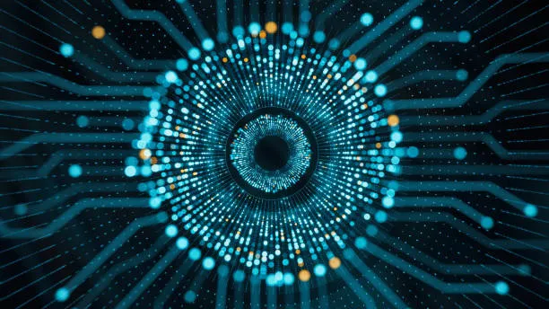 Абстрактная визуализация AI